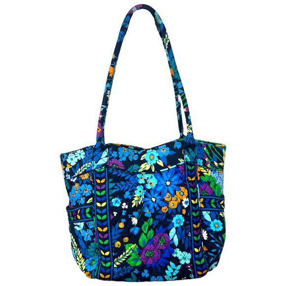 Vera Bradley Midnight Blues Tote - Picture 2 of 7